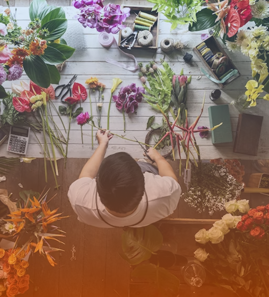 cutting flower